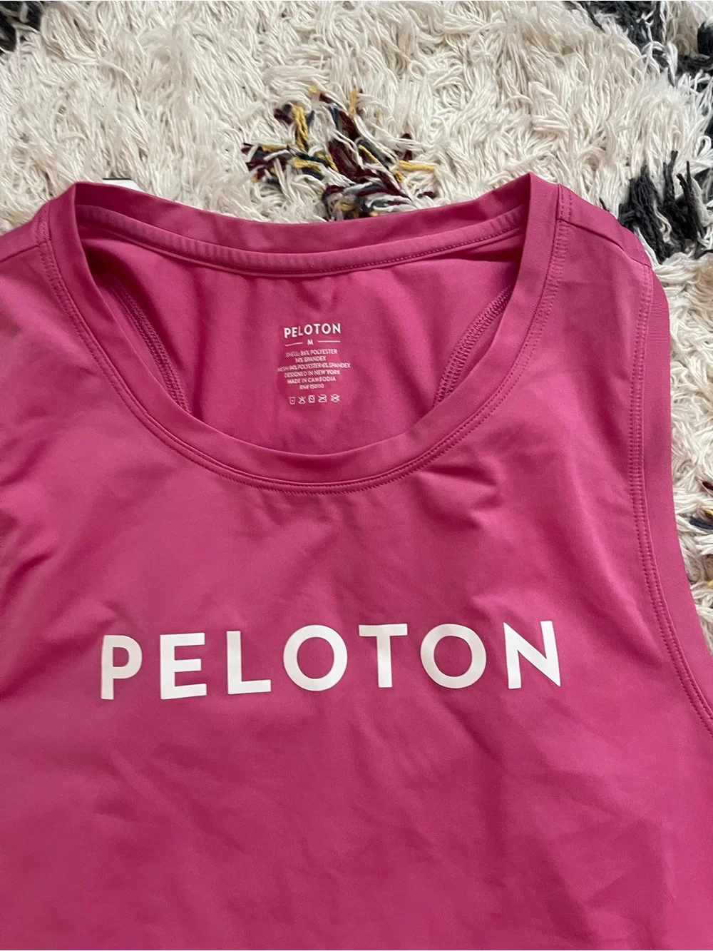 Peloton Hot Pink Performance Tank Top